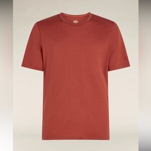 Icebreaker Merino 200 Oasis Short Sleeve Crew Thermal Top Jasper Medium